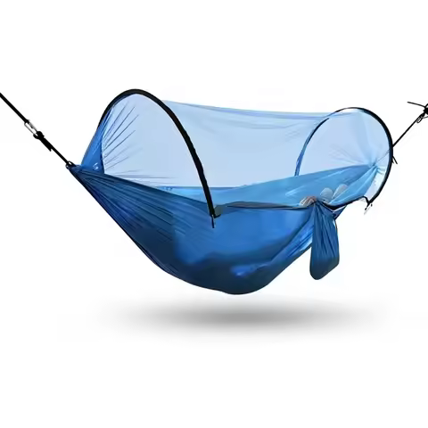 Outdoor Camping Hiking Hammock Mosquito Net Lightweight High Strength Nylon Parachute Fabric 1-2 Per