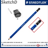 Pencil 8B Watercolor Staedtler Mars Lumograph Aquarelle Pencil 100 - 8 B Blue Aquarel