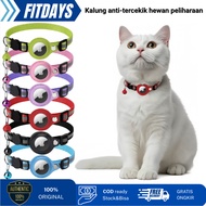 Fitdays Waterproof Leather Necklace for GPS Tracker Cat/ Dog - Without Tracker Device
