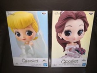 全新 行版 Qposket Dreamy Style Special Collection vol 2 迪士尼 公主婚紗系列  Cinderella 灰姑娘 Belle 貝兒