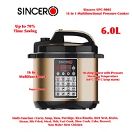 Sincero Pressure Cooker SPC-9002 16 in 1 Multifunctional 6L Pressure Cooker