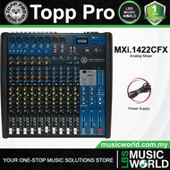 Topp Pro MXi.1422CFX 14 Channel Analog Mixer Built in with DSP Effect and 100 Presets (MXi1422CFX)