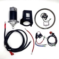 Electrical start conversion kit for SUZUKI 2 stroke 30HP outboard DT30