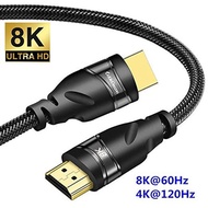 HDMI 2.1 ARC Video Cable 8K 60Hz 4K 120Hz 48Gbps High Definition HDMI Converter Cord For Amplifier T