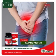 Obat Radang Prostat Penyakit Prostatitis Akut Dan Kronis Sakit Kencing Obat Disuria Alami Infeksi Saluran Kemih Perih Nyeri Saat Buang Air Kecil - OilFit Acep Herbal 50 Kapsul Multikhasiat 100% Minyak Buah Merah Papua Asli HALAL BPOM