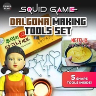 [SQUID GAME] Dalgona Korean Sugar Candy Making Tools Set