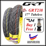 GRT GRT238 TYRE 17 TUBELESS 2025 BUNGA MAXXIS DIAMOND 140/70-17 TAYAR MOTOSIKAL MOTOR 50 60 70 80 90