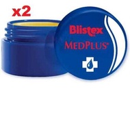 Blistex 碧唇 美國小藍罐冰爽修護潤唇膏x2 7g x 2