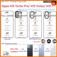 PPF & Skin Carbon Oppo K13 Turbo Pro/ K13 Turbo/ K13 5G Clear, Matte sticker for screen, genuine bac