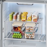 全城熱賣 - 冰箱內部置物架 剩菜分層架子 家用冰櫃 隔層隔板 浴室 廚房碗盤側面收納架