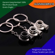 GANTUNGAN Latest Original Turbo Engine Zinc Alloy Car Keychain Cool Automotive Design For Car Motorc