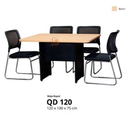 Meja Rapat Oval/ Meja Meeting Oval/ Meja Kerja Oval - type QD 120