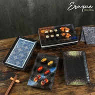 Yui Square Plate 10,5" / Piring Saji Sushi Kotak Keramik Jepang Unik