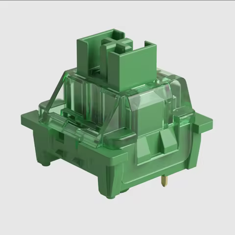 LCET Green Field Switch 45g 5 Pins Linear Mechanical keyboard Switches Lubricated PC POM Custom Axle