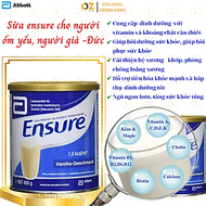 Sữa bột Ensure Vanille-Geschmask, Ensure Đức cho người lớn tuổi, giúp hồi phục sức khỏe cho người gầ