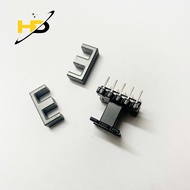 Set of 2 Vertical Square EE16 Pulse Transformer Cores Including Plastic Mold + Good Quality Ferrite 