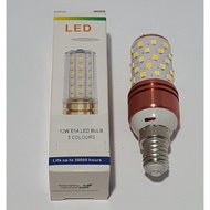 [CLEARANCE] 12W[6W + 6W] EVERLITE 3 COLOR 9021 LED Stick Bulb E14 [3 COLOR]