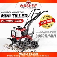 [ 100% Original ] Power Tiller Cultivator Petrol Operate | 53CC Heavy Duty Power Tiller Cultivator | 2-Stroke Mini Tille