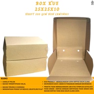 Box 25x25x10 Box 25x25 Thickness 500 Gsm Cake Box (B16K5-25X25X10)
