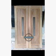 Pintu kupu tarung rumah kayu jati mentahan pintu untuk rumah simpel