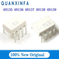 5PCS 6N135 6N136 6N137 6N138 6N139 6N135M 6N136M 6N137M 6N138M 6N139M DIP high-speed optical coupler