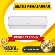 AC SHARP AH-A5ZCY + PASANG / 5 ZCY AC SPLIT 1/2 PK STANDARD