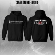 2025 Latest Reflective Hoodie Pagar Nusa Trident 86 Not Loser Figure Premium Material Hoodie Design