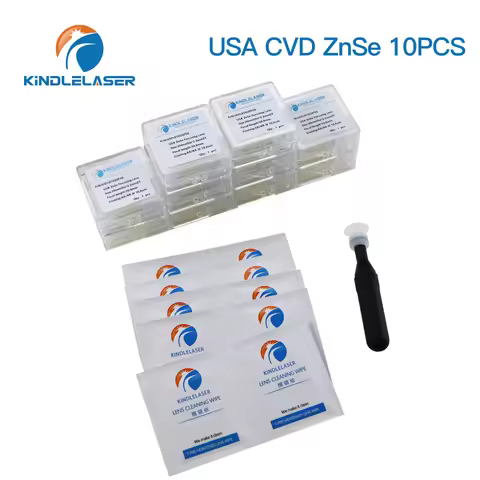 10pcs Laser Focus Lens ZnSe CVD Lens Dia.20 FL38/50.8/63.5/76.2/101.6/127/160mm with Wipe Paper for 
