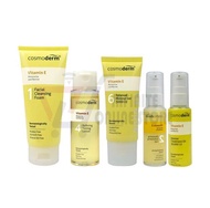 [Clearance] [Mfg:03/2021] Cosmoderm Vitamin E Skincare Set (Cleanser + Toner + Oil + Moisturizer + G