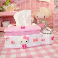 Hello Kitty紙巾盒連牙籤筒