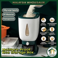 PREMIUM &amp; GRANDED 10KG Automatic Rice Storage Dispenser/Bekas Beras 10KG FREE Measure Cup L60MS