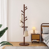 Solid Wood Clothes Rack Floor-standing Bedroom Clothes Rack Standing Coat Rack Clothes Rack Clothes 