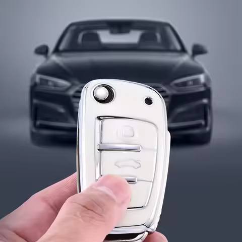 Car Key Cover for Audi A6L A4L Q5L A3 Q3 Q2L A4 A6 Q5 Smart Remote Key Case Protector Protective Acc
