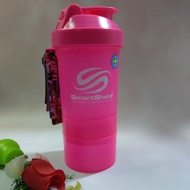 Bình Lắc Shaker Bình Nước Gym Bình Thể Thao Cho Gymer 4 in 1 (600ml) - T0243