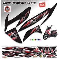 VARIATION OF STRIPING STICKERS FOR VARIO OLD 110 CW MOTORCYCLE DABIN STICKER VARIO CW 110