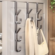 Door Mounted Clothes Hook Easy Installation Door Hook Strong Metal Coat Rack Suitable For C3p9