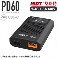 ISDT PD60 60W 6A Battery Balance Charger XT60 Type-C Input For 2-4S Lipo Battery (Optional) ISDT-PD6