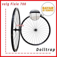 Wheel Set Rim Rim Fiction Fixie 700C Pacific 36 Hole Wheel Set Fiction dolltrap Rim Fixie