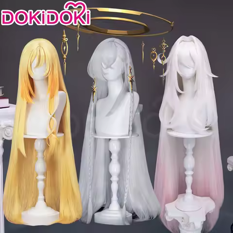 IN STOCK Istaroth Ronova Asmoday Rhinedottir Wig Genshin Impact DokiDoki The Shades of Heavenly Prin