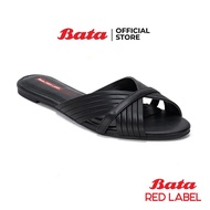 Bata Red Label บาจา รองเท้าแตะ รองเท้าส้นแบน รองเท้าใส่ลำลอง รองเท้าแตะลำลอง สำหรับผู้หญิง รุ่น Zeisha สีดำ 5616773