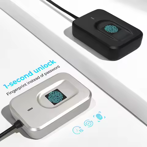 For Windows 10 11 Hello USB Reader Module Device with 1.5m Cable Biometrics Fingerprint Reader Auto 