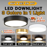 3 Colors Led Downlight Ceiling Light Pin Lights Led for Ceiling 3W 5W 10W 15W 25W Ceiling Lights Mod