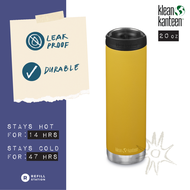 Klean Kanteen ขวดน้ำเก็บอุณหภูมิ รุ่น TKWide2021 ขนาด 20 oz ของแท้ Cafe Cap