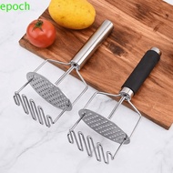 EPOCH Double Layered Potato Masher, Stainless Steel Handheld Manual Potato Masher, Kitchen Gadgets W