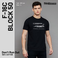 Hauptmann T-Shirt/Kaos Pesawat Tempur Fighter F-16C Block 50 Amerika