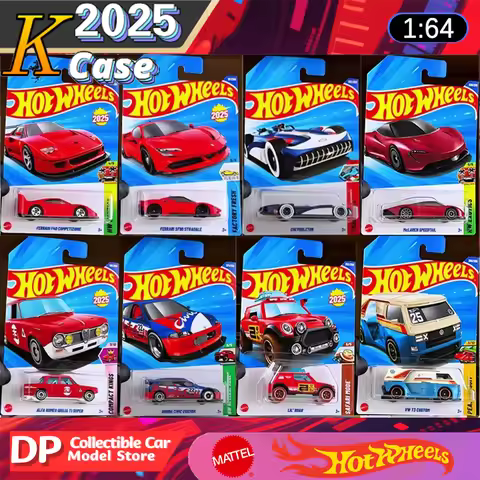 Hot Wheels 2025 K Case, Ferrari F40 SF90 Audi Alfa Honda Super Treasure Hunt 1:64 Scale Die-Cast Veh