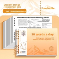 MINGZHUO | Ebbinghaus Forgetting Curve Memory English Word Book