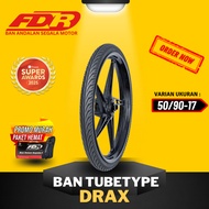 FDR TUBETYPE DRAX FDR 50 TIRE/ 90-17 FDR TUBETYPE TIRE/ OUTER TIRE/ FDR DRAX MOTORCYCLE TIRE/ PRIMAA