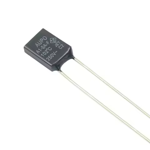 10pcs A1-5A-F Thermal Fuse TF Cutoff 102C 102 Degree 5A 250V AUPO RH Square Temperature Switch Contr