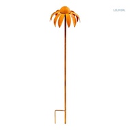 【CH】 Weather Resistant Iron Echinacea Garden Decoration Handmade Rustics Flower Stake